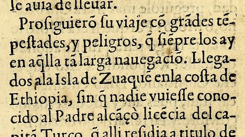 An illustration from Historia de las missiones que han hecho los religiosos de la Compañia de Iesus, para predicar el Sancto Euangelio en la India oriental, y en los reynos de la China y Iapon., 1601, leaf 253