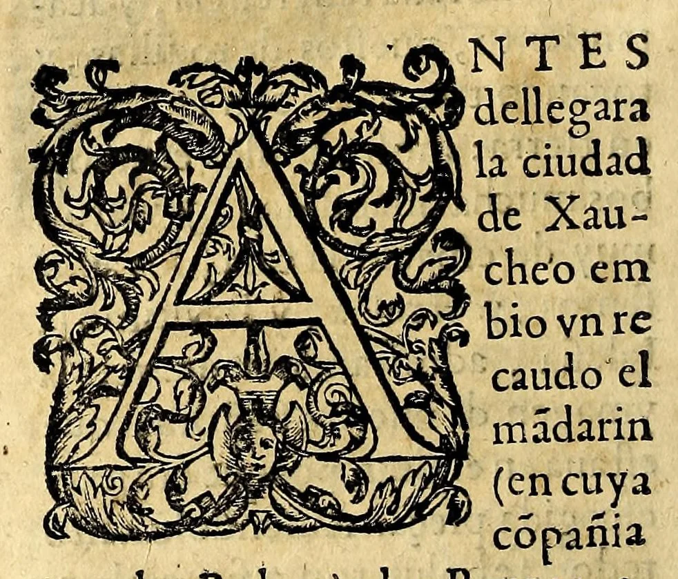 An illustration from Historia de las missiones que han hecho los religiosos de la Compañia de Iesus, para predicar el Sancto Euangelio en la India oriental, y en los reynos de la China y Iapon., 1601, leaf 380