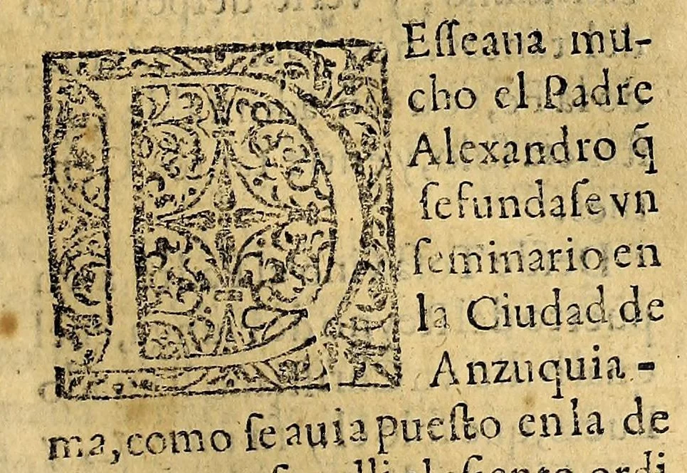An illustration from Historia de las missiones que han hecho los religiosos de la Compañia de Iesus, para predicar el Sancto Euangelio en la India oriental, y en los reynos de la China y Iapon., 1601, leaf 227