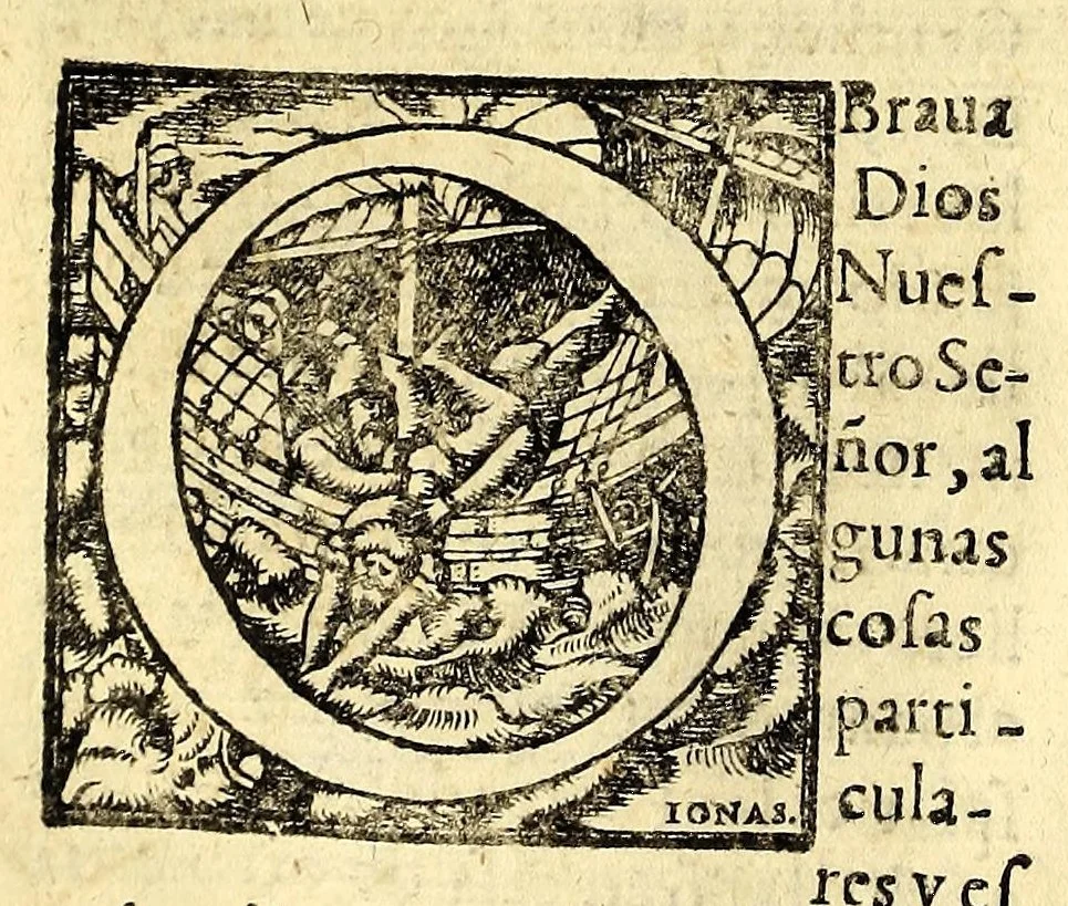 An illustration from Historia de las missiones que han hecho los religiosos de la Compañia de Iesus, para predicar el Sancto Euangelio en la India oriental, y en los reynos de la China y Iapon., 1601, leaf 334