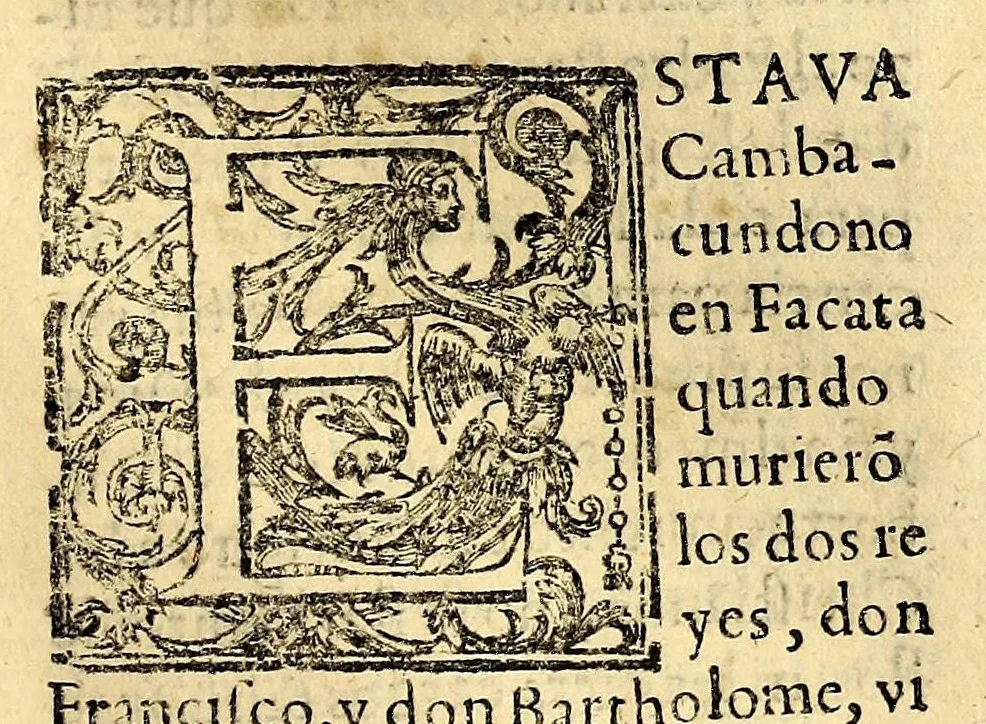 An illustration from Historia de las missiones que han hecho los religiosos de la Compañia de Iesus, para predicar el Sancto Euangelio en la India oriental, y en los reynos de la China y Iapon., 1601, leaf 381