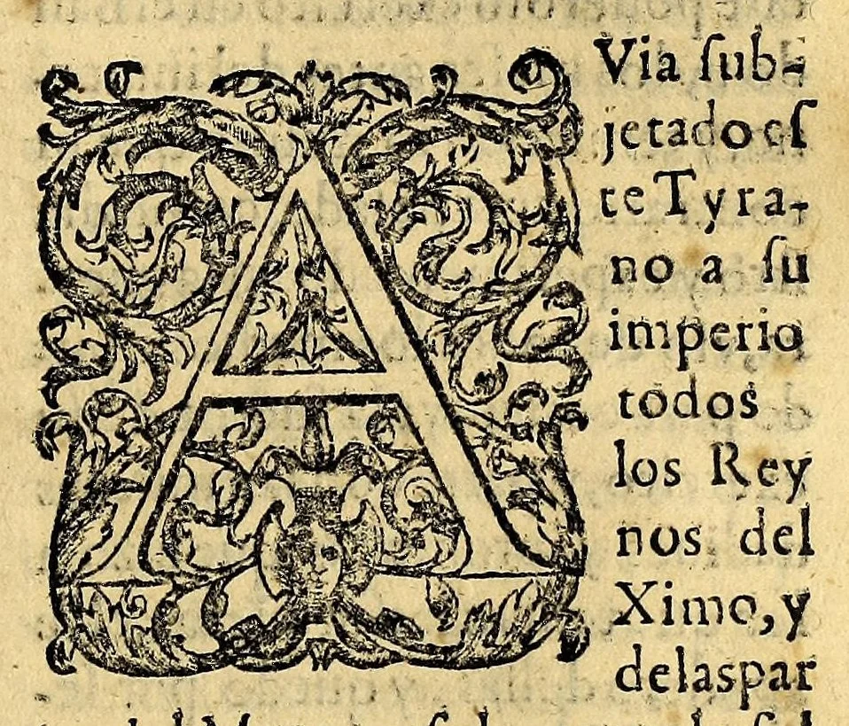 An illustration from Historia de las missiones que han hecho los religiosos de la Compañia de Iesus, para predicar el Sancto Euangelio en la India oriental, y en los reynos de la China y Iapon., 1601, leaf 445
