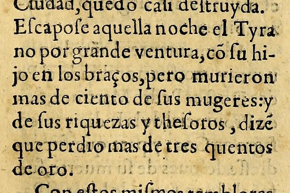 An illustration from Historia de las missiones que han hecho los religiosos de la Compañia de Iesus, para predicar el Sancto Euangelio en la India oriental, y en los reynos de la China y Iapon., 1601, leaf 599