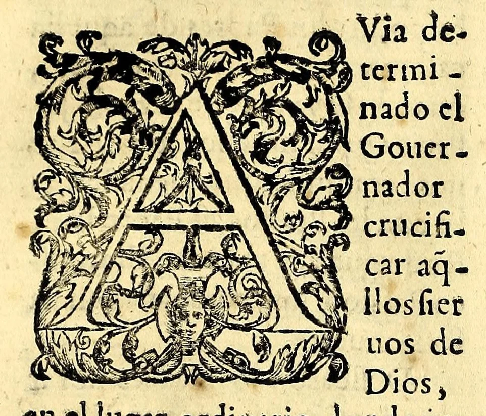 An illustration from Historia de las missiones que han hecho los religiosos de la Compañia de Iesus, para predicar el Sancto Euangelio en la India oriental, y en los reynos de la China y Iapon., 1601, leaf 636
