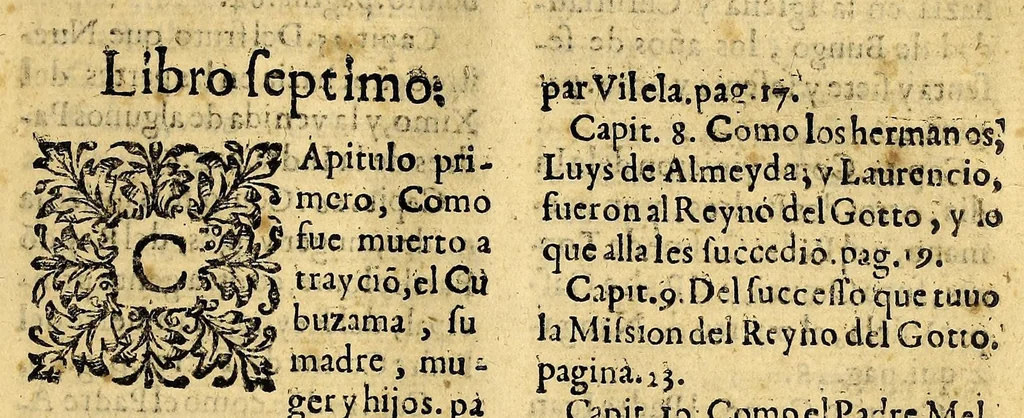 An illustration from Historia de las missiones que han hecho los religiosos de la Compañia de Iesus, para predicar el Sancto Euangelio en la India oriental, y en los reynos de la China y Iapon., 1601, leaf 733