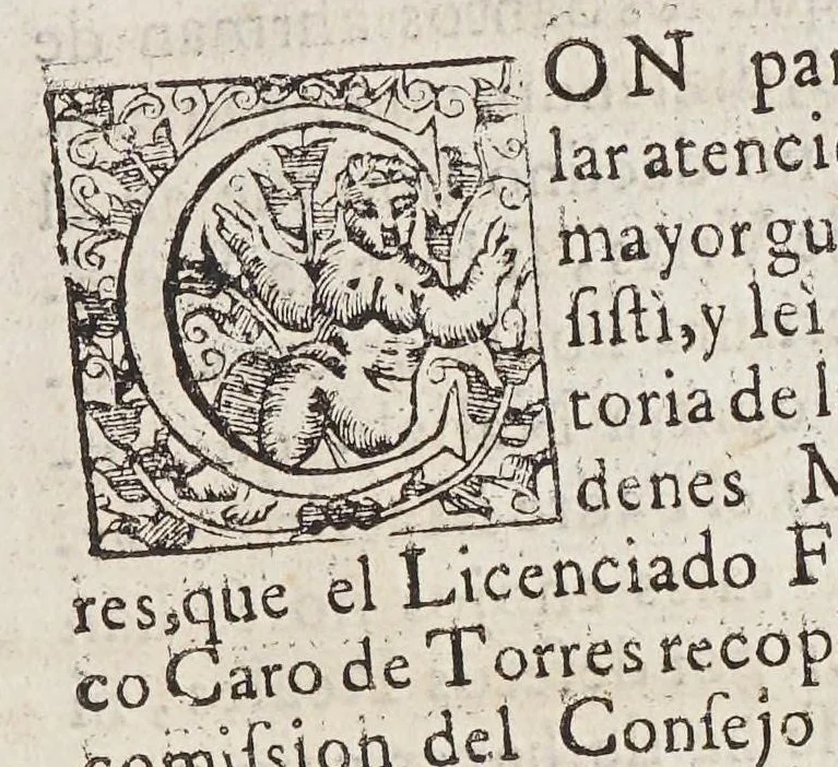 An illustration from Historia de las ordenes militares de Santiago, Calatraua, y Alcantara desde su fu[n]dacio[n] hasta el rey don Filipe Segundo administrador perpetuo dellas., 1629, leaf 23