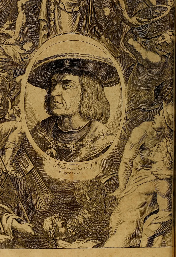 An illustration from Historia de la vida y hechos del emperador Carlos V. maximo : fortissimo, rey catholico de España, y de las Indias, islas, y tierra firme del mar oceano, &c, 1681, leaf 149