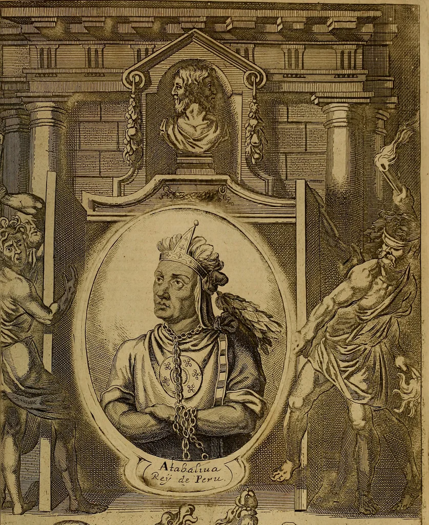 An illustration from Historia de la vida y hechos del emperador Carlos V. maximo : fortissimo, rey catholico de España, y de las Indias, islas, y tierra firme del mar oceano, &c, 1681, leaf 594