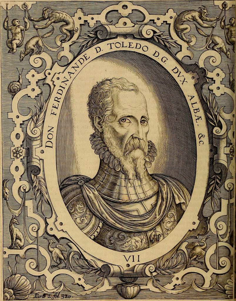 An illustration from Historia de la vida y hechos del emperador Carlos V. maximo : fortissimo, rey catholico de España, y de las Indias, islas, y tierra firme del mar oceano, &c, 1681, leaf 343