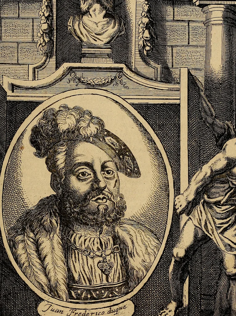 An illustration from Historia de la vida y hechos del emperador Carlos V. maximo : fortissimo, rey catholico de España, y de las Indias, islas, y tierra firme del mar oceano, &c, 1681, leaf 490