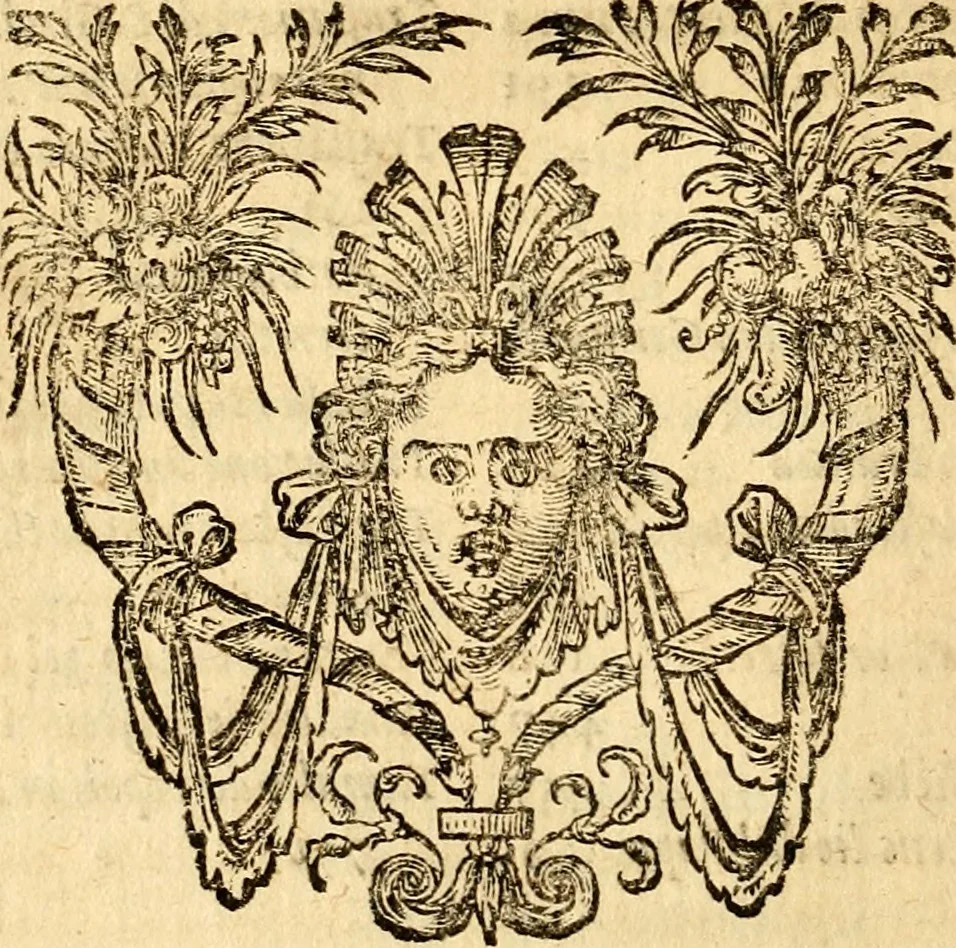 An illustration from Historia del Concilio Tridentino, 1629, leaf 17