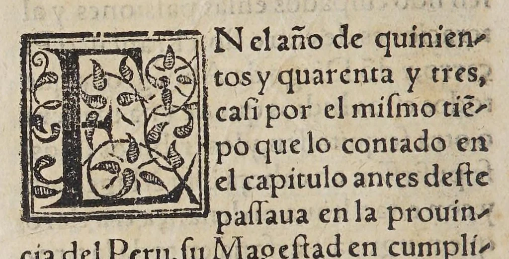 An illustration from Historia del descubrimiento y conquista de las prouincias del Peru, : y de los successos que en ella ha auido, desde que se conquistò, hasta que el licenciado de la Gasca obispo de Siguença boluio a estos reynos: y de las cosas naturales que en la dicha prouincia se hallan dignas de memoria., 1578, leaf 110