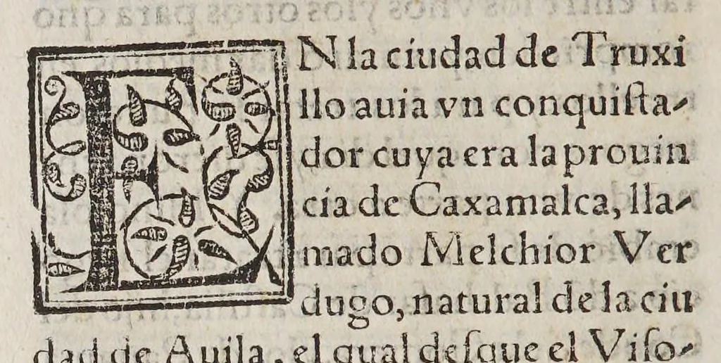 An illustration from Historia del descubrimiento y conquista de las prouincias del Peru, : y de los successos que en ella ha auido, desde que se conquistò, hasta que el licenciado de la Gasca obispo de Siguença boluio a estos reynos: y de las cosas naturales que en la dicha prouincia se hallan dignas de memoria., 1578, leaf 168