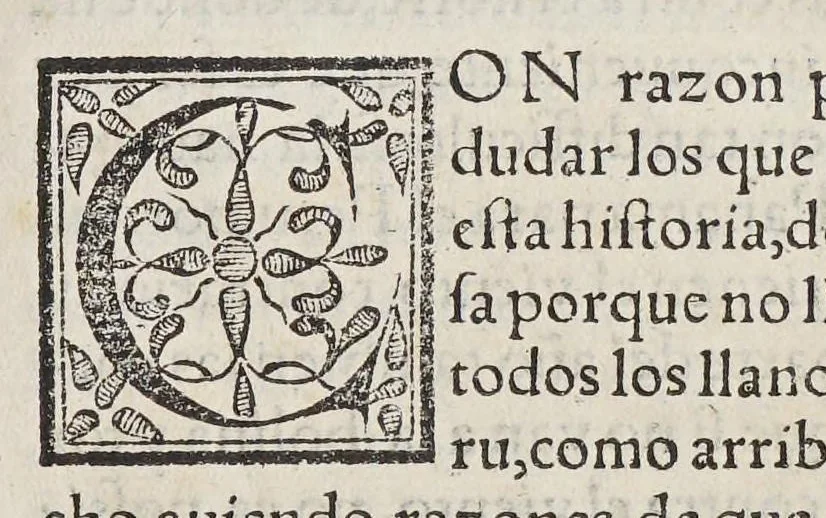 An illustration from Historia del descubrimiento y conquista de las prouincias del Peru, : y de los successos que en ella ha auido, desde que se conquistò, hasta que el licenciado de la Gasca obispo de Siguença boluio a estos reynos: y de las cosas naturales que en la dicha prouincia se hallan dignas de memoria., 1578, leaf 23
