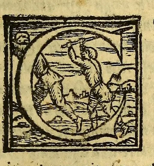 An illustration from Historia del illustriss. et ualorosiss. capitano don Ferdinando Cortes marchese della ualle, et quando discoperse, et acquisto la Nuoua Hispagna., 1556, leaf 273