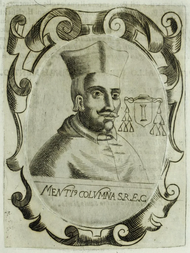 An illustration from Historia della augustissima famiglia Colonna, dove si contiene l'antica sua origine, descendenza, e progressi, vite de santi, de papi, cardinali, e capitani più illustri di essa, laconicamente, 1658, leaf 137