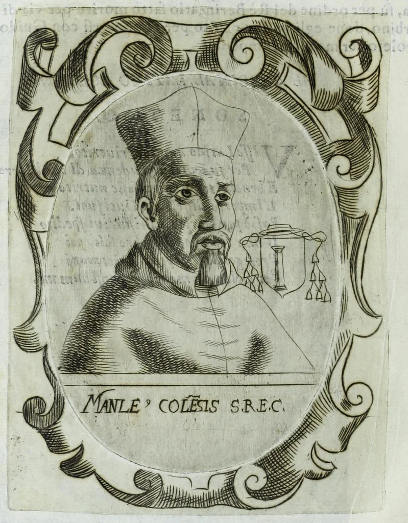 An illustration from Historia della augustissima famiglia Colonna, dove si contiene l'antica sua origine, descendenza, e progressi, vite de santi, de papi, cardinali, e capitani più illustri di essa, laconicamente, 1658, leaf 146