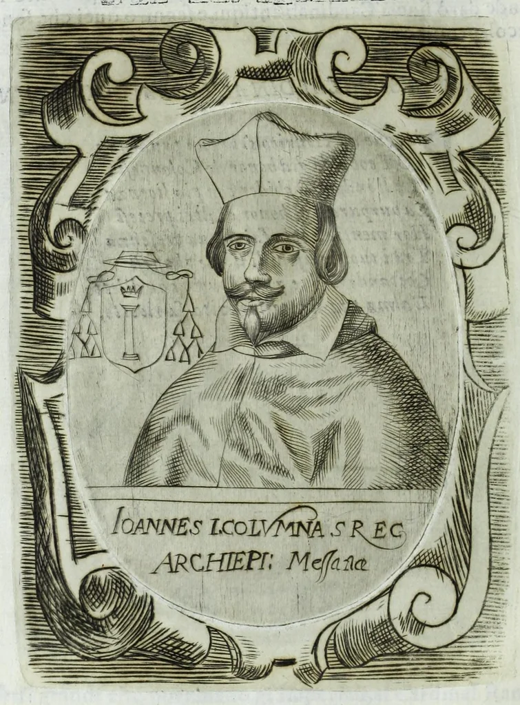 An illustration from Historia della augustissima famiglia Colonna, dove si contiene l'antica sua origine, descendenza, e progressi, vite de santi, de papi, cardinali, e capitani più illustri di essa, laconicamente, 1658, leaf 152