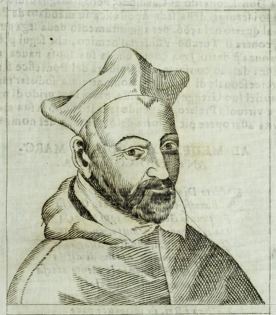 An illustration from Historia della augustissima famiglia Colonna, dove si contiene l'antica sua origine, descendenza, e progressi, vite de santi, de papi, cardinali, e capitani più illustri di essa, laconicamente, 1658, leaf 189