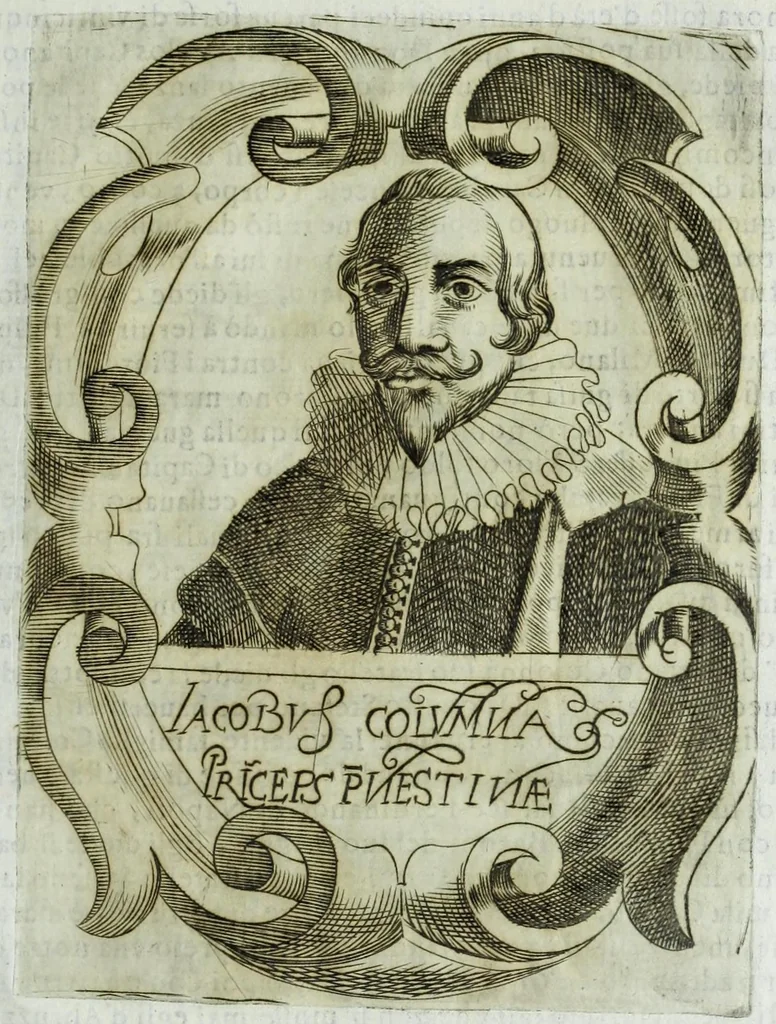 An illustration from Historia della augustissima famiglia Colonna, dove si contiene l'antica sua origine, descendenza, e progressi, vite de santi, de papi, cardinali, e capitani più illustri di essa, laconicamente, 1658, leaf 269