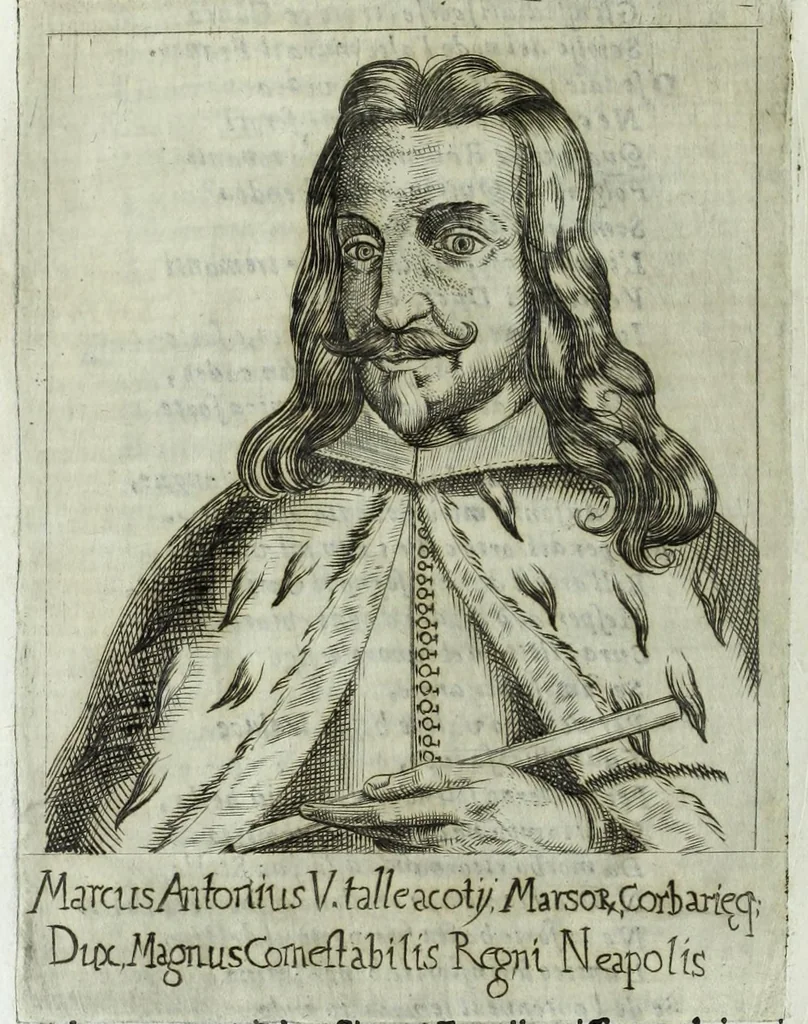 An illustration from Historia della augustissima famiglia Colonna, dove si contiene l'antica sua origine, descendenza, e progressi, vite de santi, de papi, cardinali, e capitani più illustri di essa, laconicamente, 1658, leaf 314