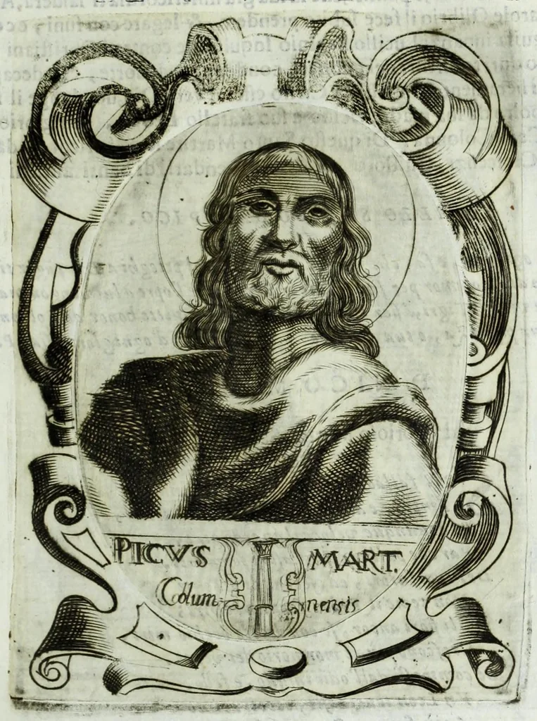 An illustration from Historia della augustissima famiglia Colonna, dove si contiene l'antica sua origine, descendenza, e progressi, vite de santi, de papi, cardinali, e capitani più illustri di essa, laconicamente, 1658, leaf 91