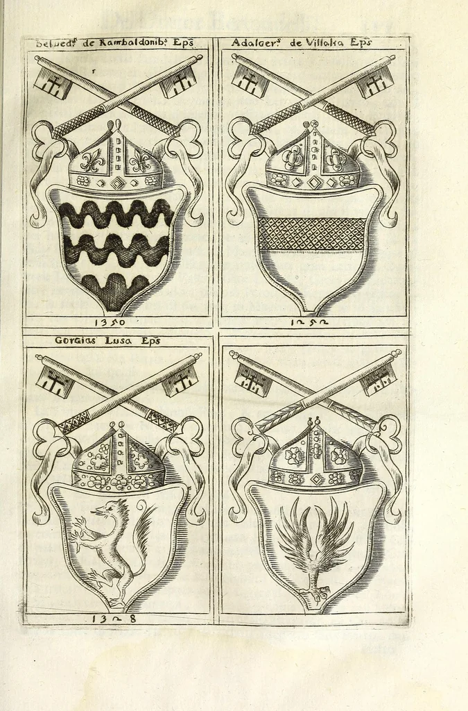 An illustration from Historia della città di Feltre, 1673, leaf 155