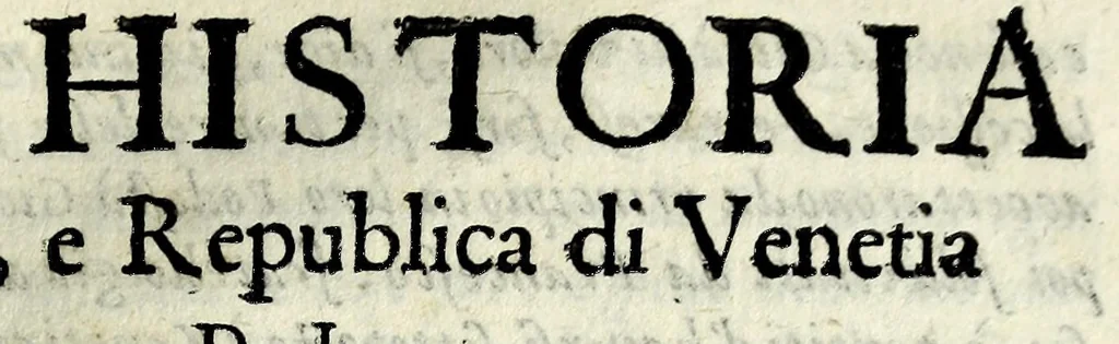 An illustration from Historia della Città e Republica di Venetia, 1637, leaf 233