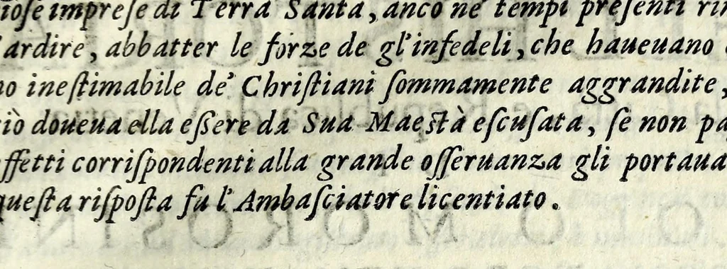 An illustration from Historia della Città e Republica di Venetia, 1637, leaf 263