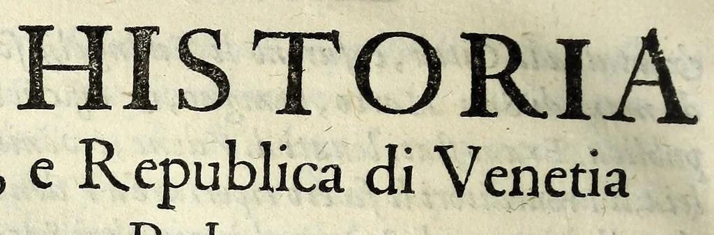 An illustration from Historia della Città e Republica di Venetia, 1637, leaf 430