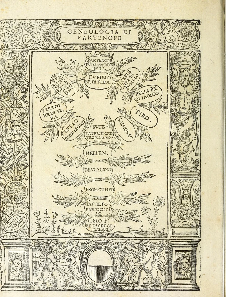 An illustration from Historia della città e regno di Napoli, 1675, leaf 64