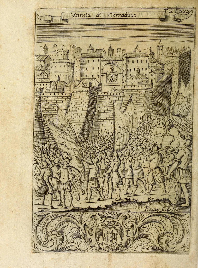 An illustration from Historia della città e regno di Napoli, 1675, leaf 252