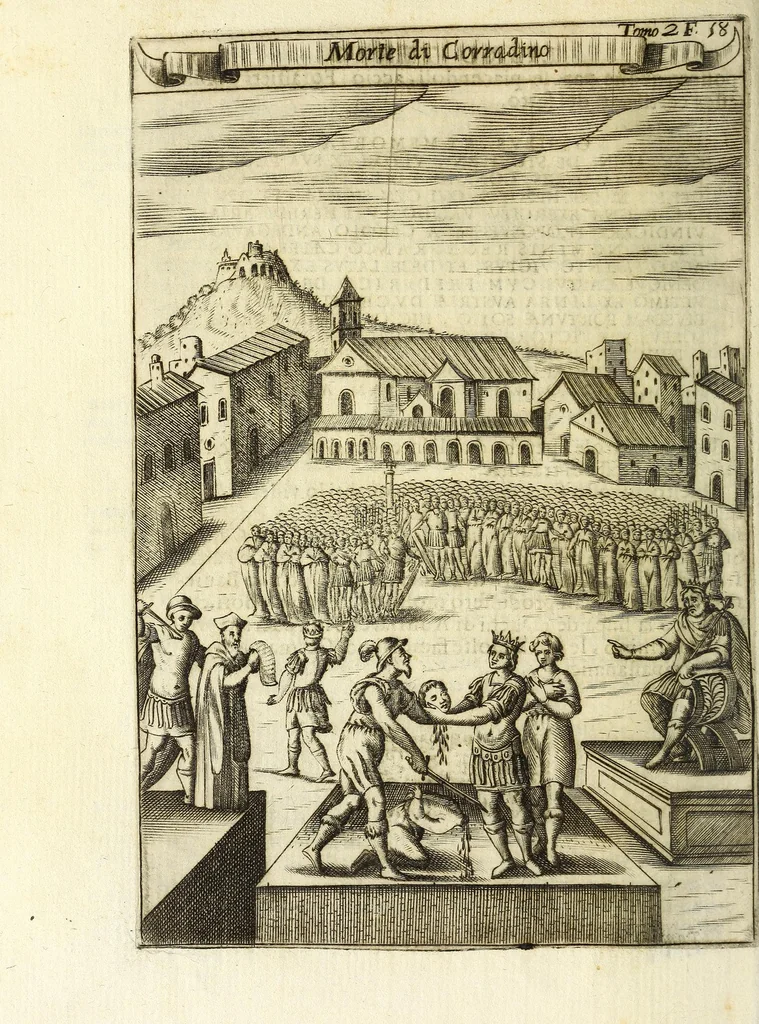 An illustration from Historia della città e regno di Napoli, 1675, leaf 288