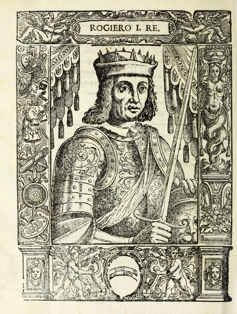 An illustration from Historia della città e regno di Napoli, 1675, leaf 32