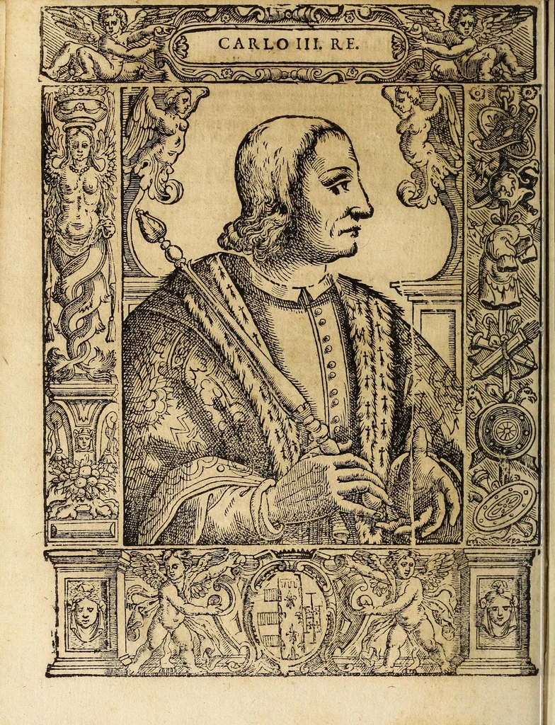 An illustration from Historia della città e regno di Napoli, 1675, leaf 504
