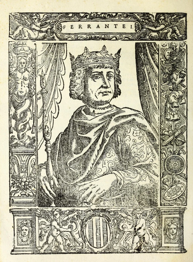 An illustration from Historia della città e regno di Napoli, 1675, leaf 264