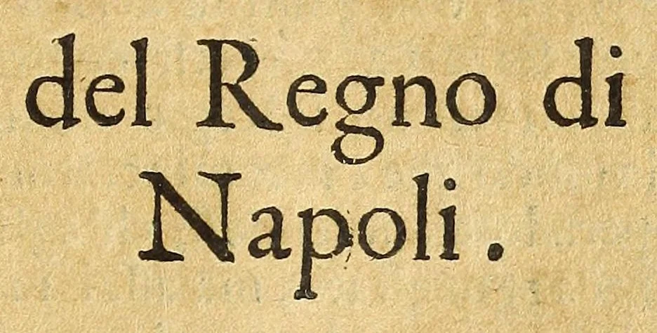 An illustration from Historia della città e regno di Napoli, 1675, leaf 209