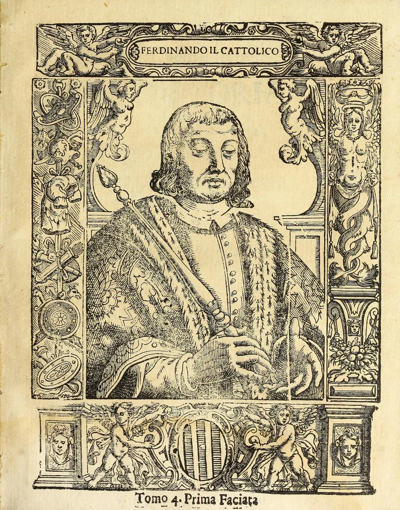 An illustration from Historia della città e regno di Napoli, 1675, leaf 37