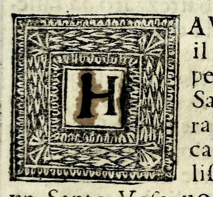 An illustration from Historia della Madonna santissima d'Oroppa : ne' monti della citta di Biella nel Piemonte : diuisa in libri trè .., 1659, leaf 23