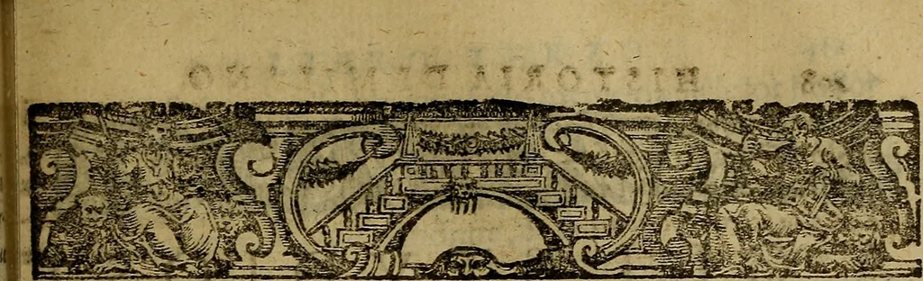 An illustration from Historia dell'antichità di Milano, divisa in qvattro libri, 1592, leaf 508