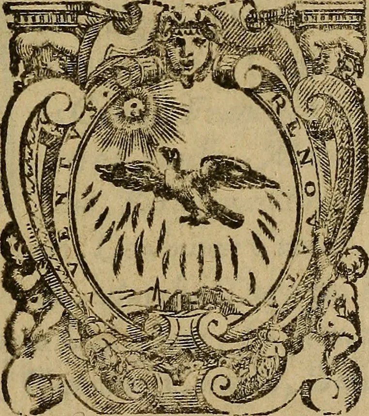 An illustration from Historia dell'antichità di Milano, divisa in qvattro libri, 1592, leaf 8