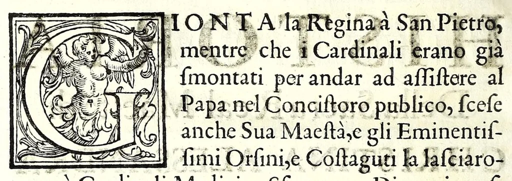 An illustration from Historia della sacra real maestà di Christina Alessandra regina di Suetia, &c., 1656, leaf 288