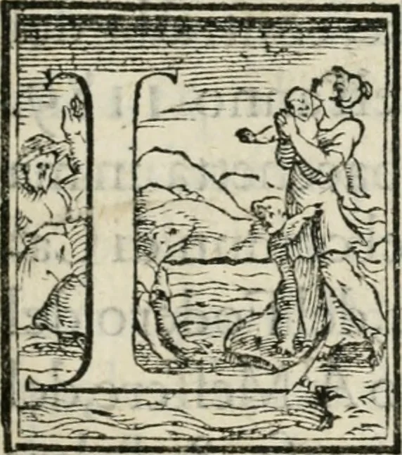 An illustration from Historia della vita, et fatti dell' eccellentissimo capitano di gverra Bartolomeo Coglione, 1569, leaf 30