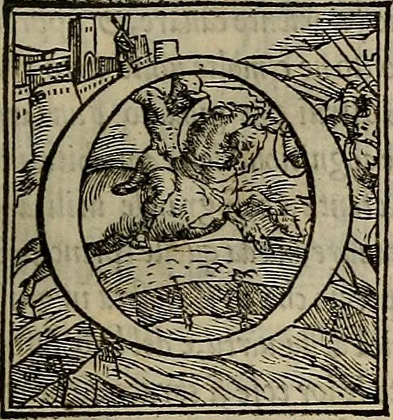 An illustration from Historia delle cose di Francia,, 1549, leaf 60