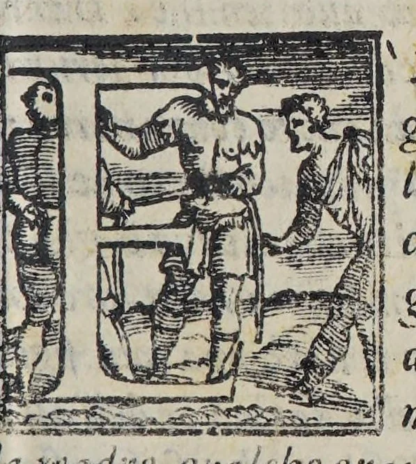 An illustration from Historia dell' India America detta altramente Francia Antartica,, 1584, leaf 213