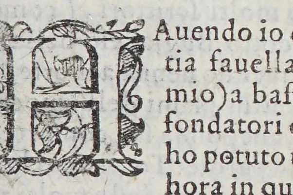 An illustration from Historia dell'origine di tutte le religioni, : che sino ad hora sono state al mondo, con gli autori di quelle: in che prouincia, sotto qual imperadore, e papa: & in che tempo hebbero i loro principij. Oltre à molte illustri donne, che spreggiarono i regni, e fecero uita religiosa. Con l'origine ancora delle religioni militari., 1590, leaf 463