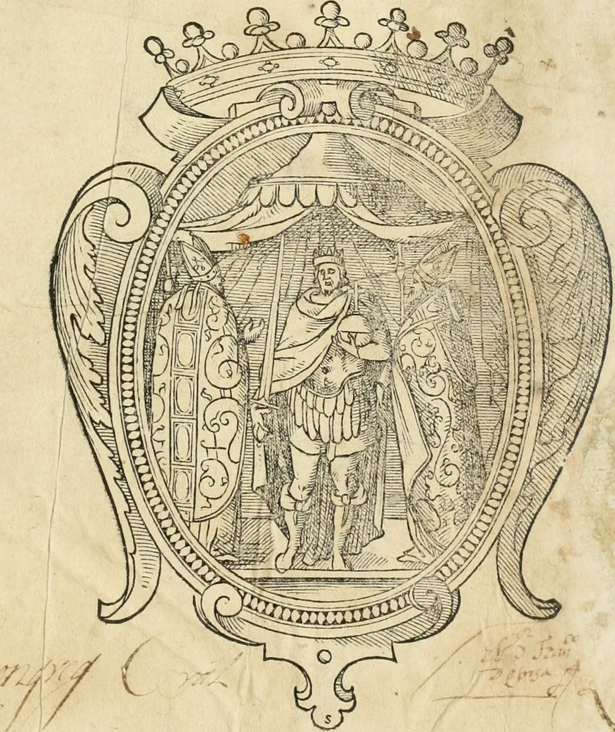 An illustration from Historia de Sevilla, en la qval se contienen svs antigvedades, grandezas, y cosas memorables en ella acontecidas, desde su fundacion hasta nuestros tiempos .., 1586, leaf 4