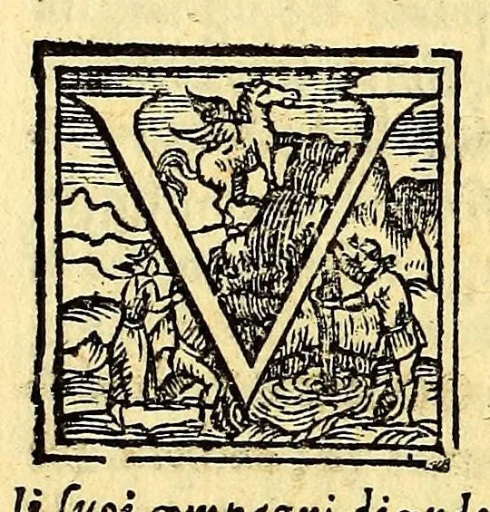 An illustration from Historia di Mexico, et quando si discoperse la nuoua Hispagne, conquistata per illustriss. et ualoroso principe. don Ferdinando Cortese marchese del Valle., 1556, leaf 282