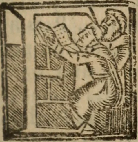 An illustration from Historia do bemauenturado Sam Ioão de Sahagum, patrão Salamantino, primeyra[-segunda] parte, 1609, leaf 358