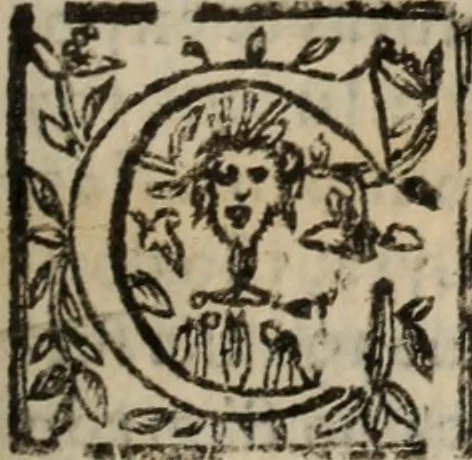 An illustration from Historia do bemauenturado Sam Ioão de Sahagum, patrão Salamantino, primeyra[-segunda] parte, 1609, leaf 64